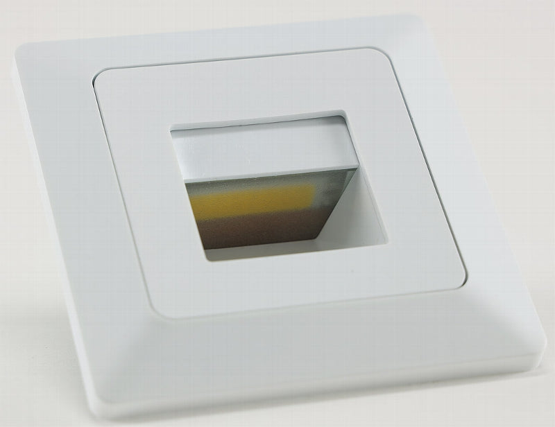 MILOS LED-Einbauleuchte "COB" weiß matt 80x80mm, 3000k, warmweiß, 110Lumen