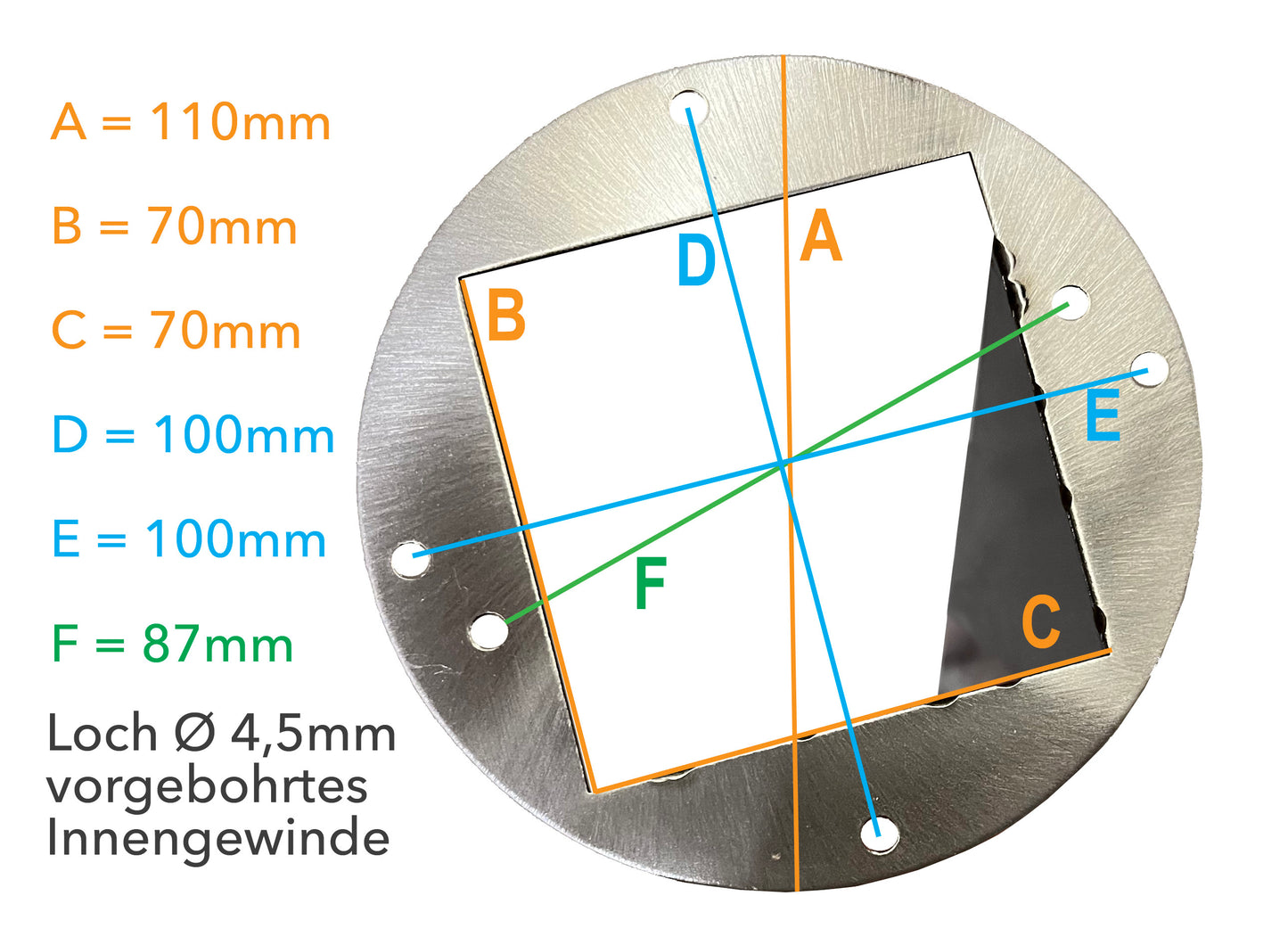 Erdspieß für Steckdosensäulen 39cm, für CT 23444 & 23445