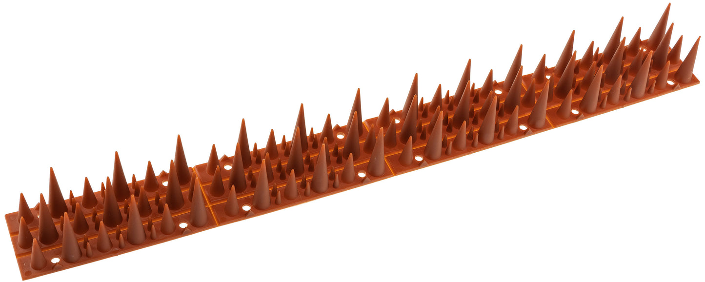 Taubenabwehr Spikes 10er Set Kunststoff, 400x42x36mm, Ziegelrot
