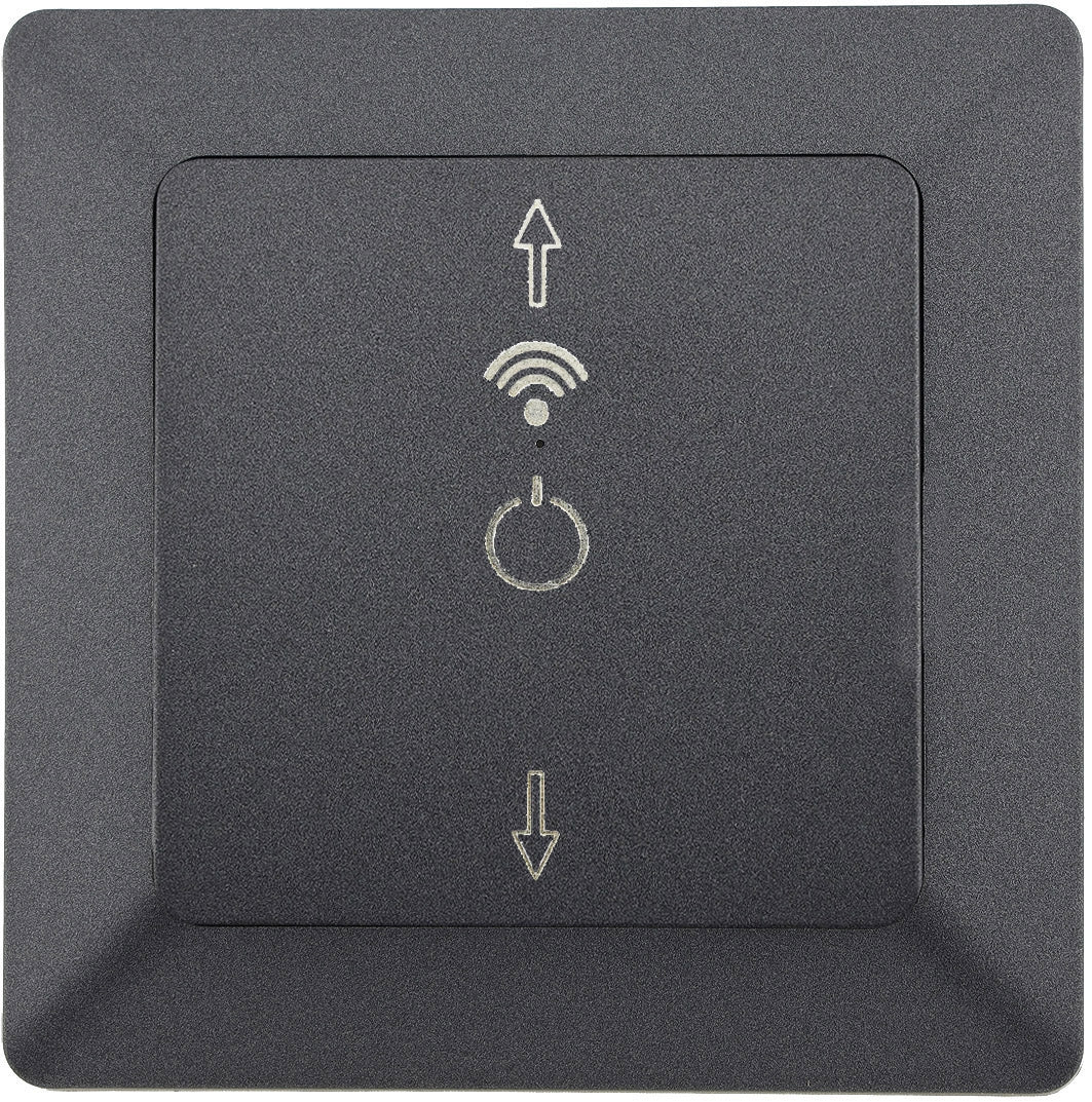 MILOS WiFi Rolladensteuerung, Anthrazit Android + iOS- App,Alexa/Google tauglich