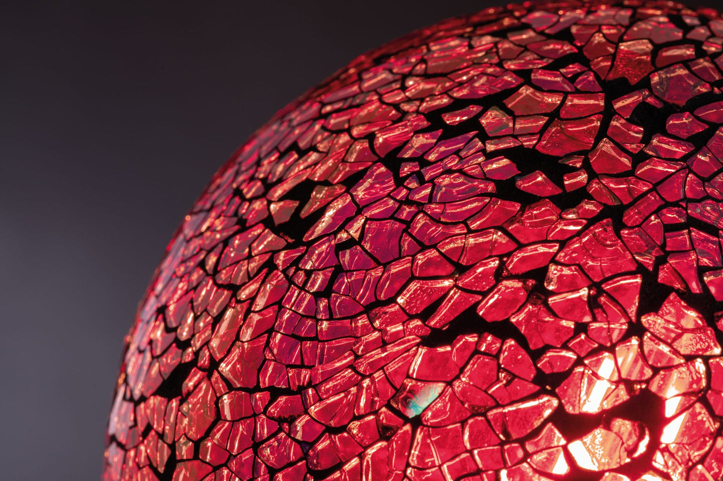 Paulmann LED G125 Miracle Mosaic 470lm red dim E27 2700K 230V