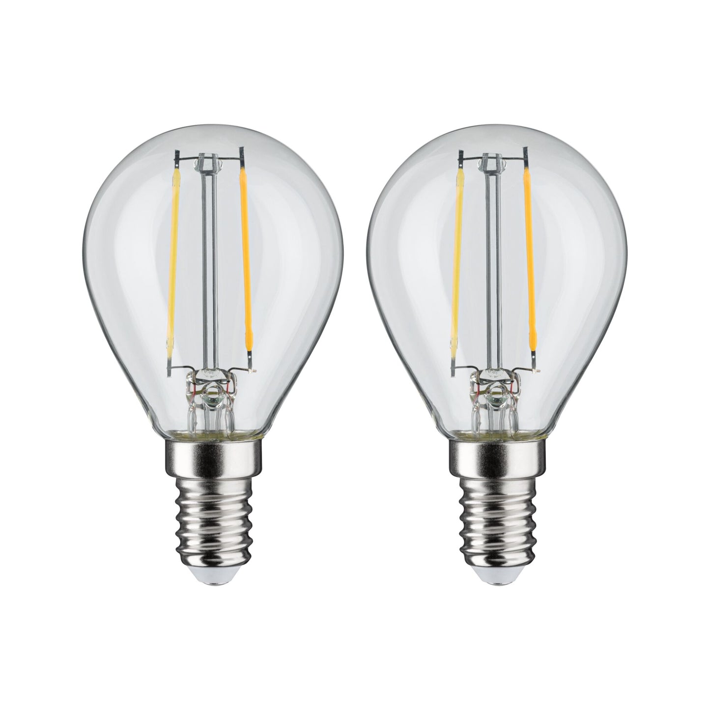 Paulmann LED Tropfen Filament 2er-Pack E14 230V 2x250lm 2x2,7W 2700K Klar