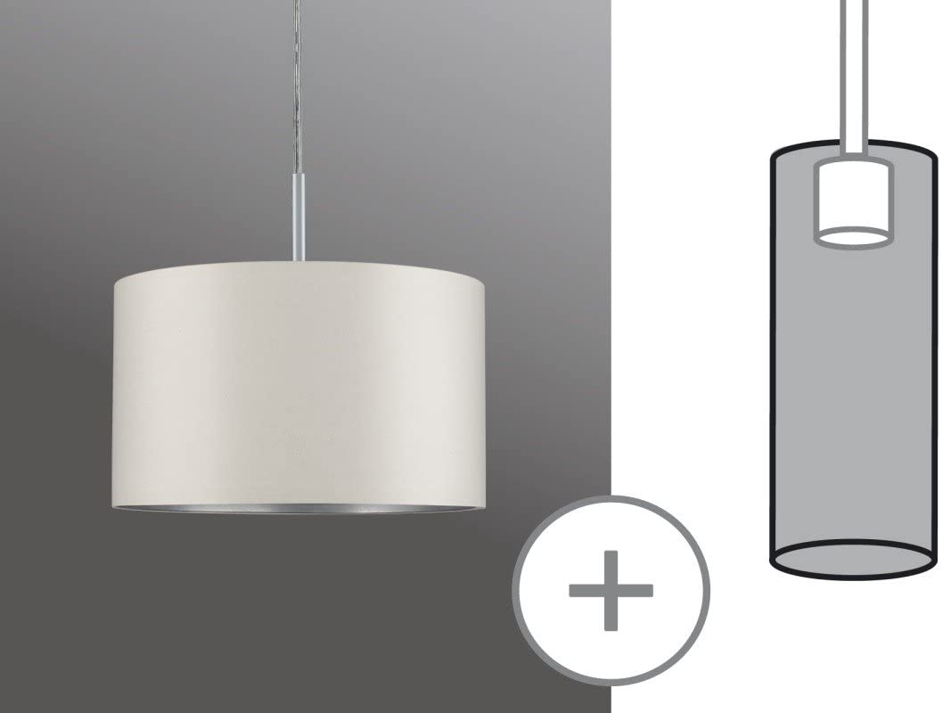 Paulmann DecoSystems Schirm Tessa max 50W Creme Stoff