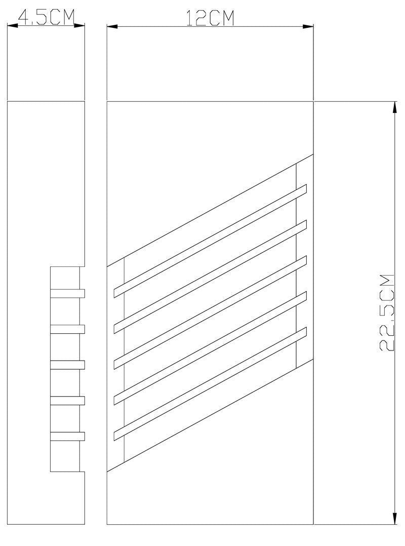 Deko-Light Corvi 10,7W dunkelgrau lackiert