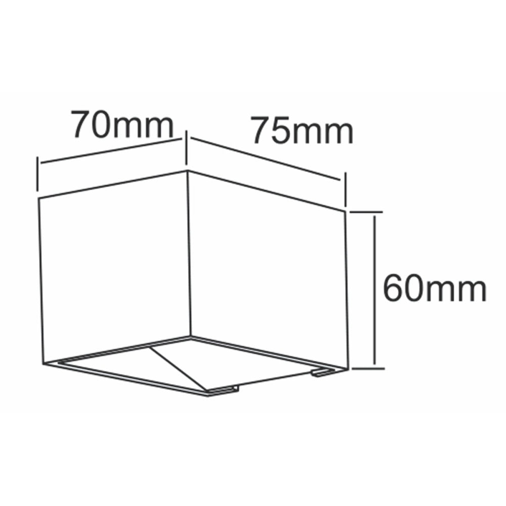 Deko-Light Dado Mini 4,5W silberfarben poliert