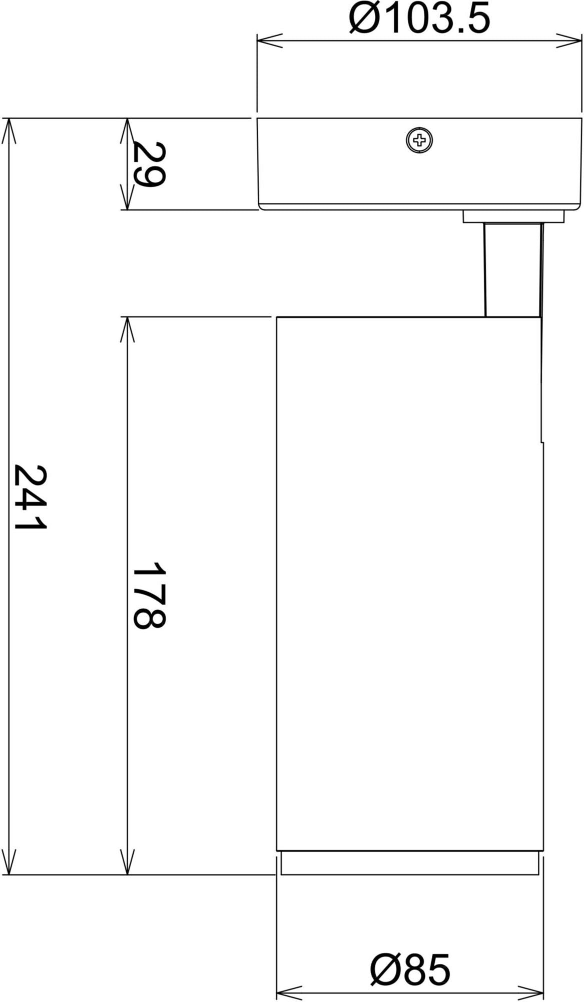 Deko-Light Lucea 15 CCT, Tilt, 15 W, DIM, 3000/4000 K, Schwarz