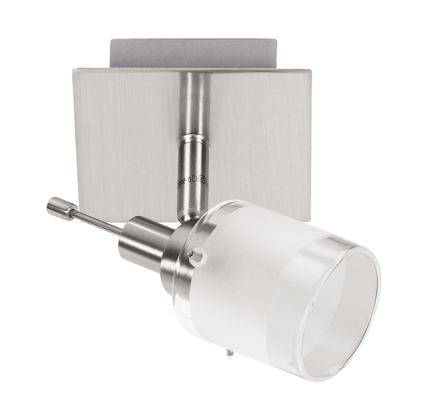 Nice Price NicePrice Spotlight A max 1x10W GU10 230V Nickel satiniert Metall/Glas