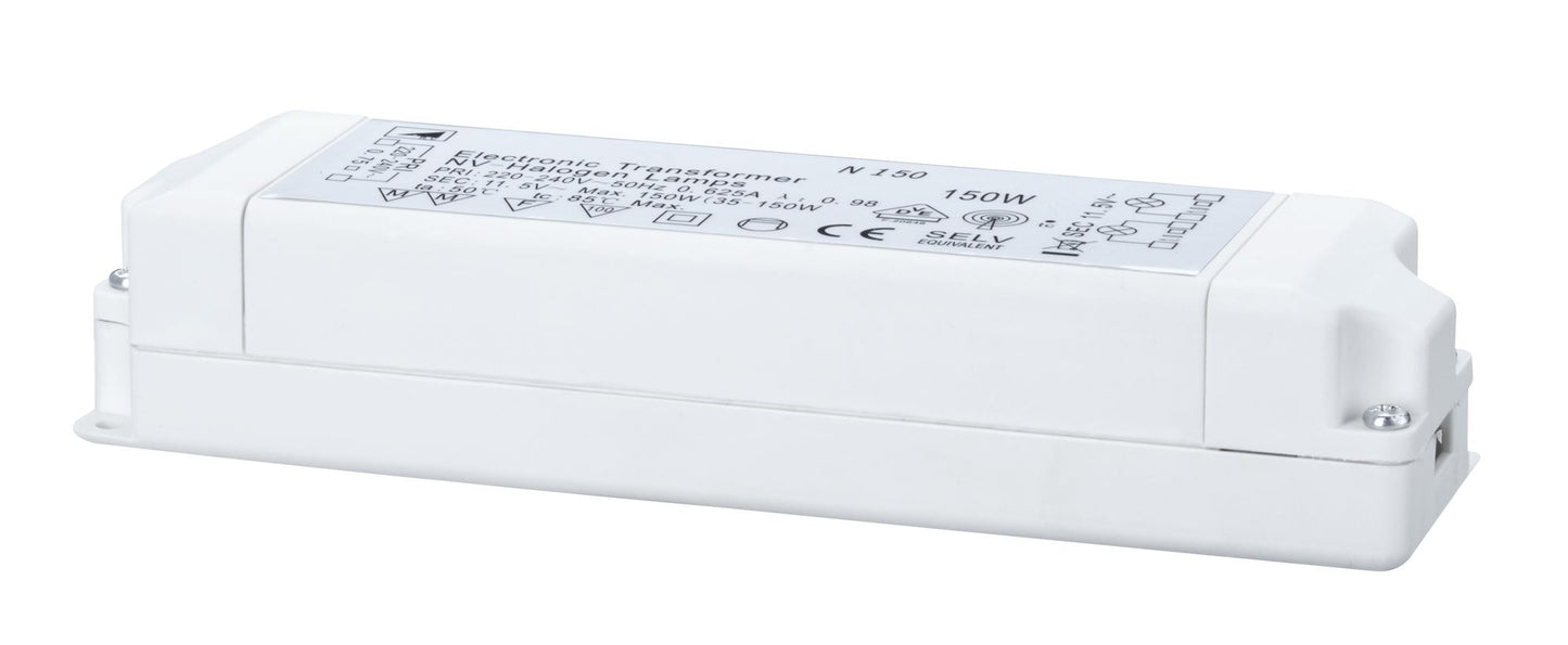 TIP Nice Price VDE Elektroniktrafo 35-150W 230/12V 150VA Weiß