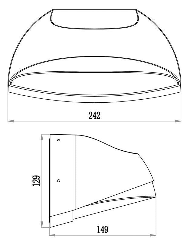 Deko-Light Wasat II 7,8W dunkelgrau