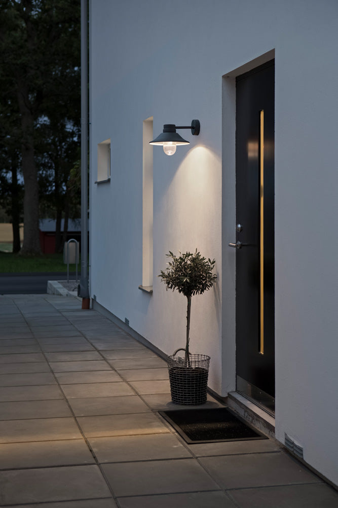 Konstsmide Vega Wandleuchte lackiertes Aluminium schwarz LED 8W
