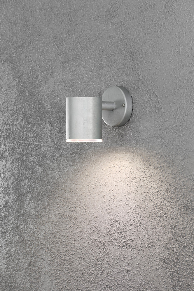 Konstsmide Ull Wandleuchte galvanisiert LED 1x8W schockresistent