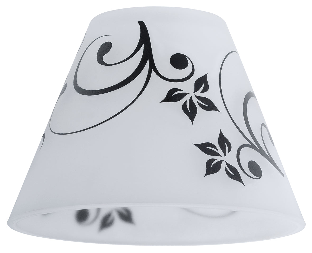 Paulmann DecoSystems Schirm Kegi max.50W Weiß/Schwarz flower