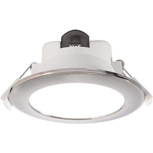 LED-Einbaustrahler CCT, 8W, eisen gebürstet/weiß