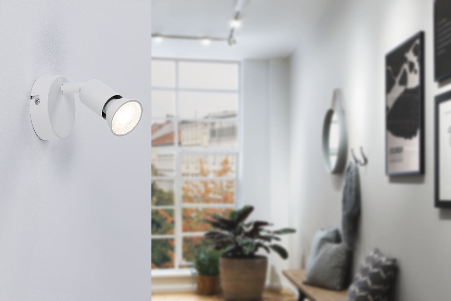 Paulmann Spotlight Carolina max 1x10W GU10 Weiß matt 230V Metall