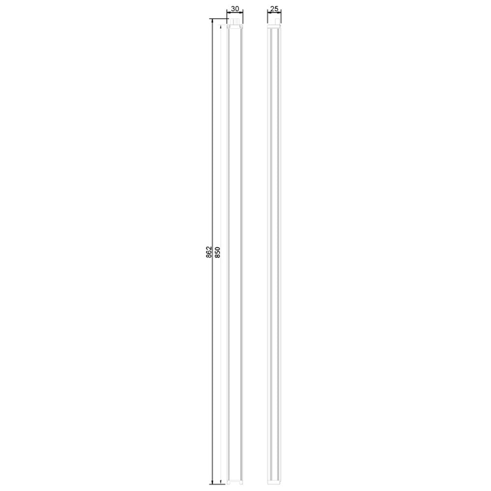 DEKO Light 687041 Möbelaufbauleuchte Viereck 10W 687041