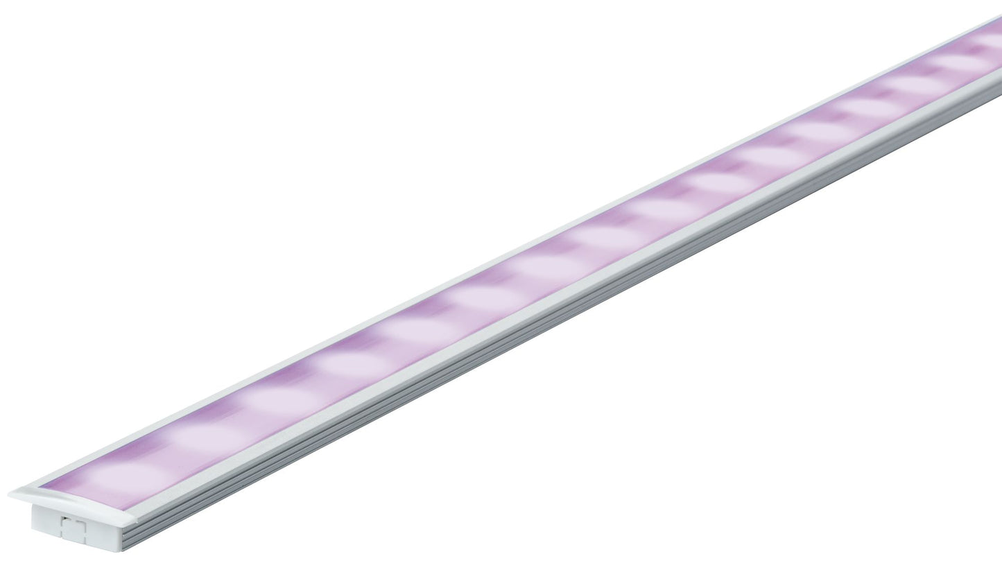 Paulmann Function Floor Profil mit Diffusor 200cm Alu eloxiert/Satin Alu/Kunststoff