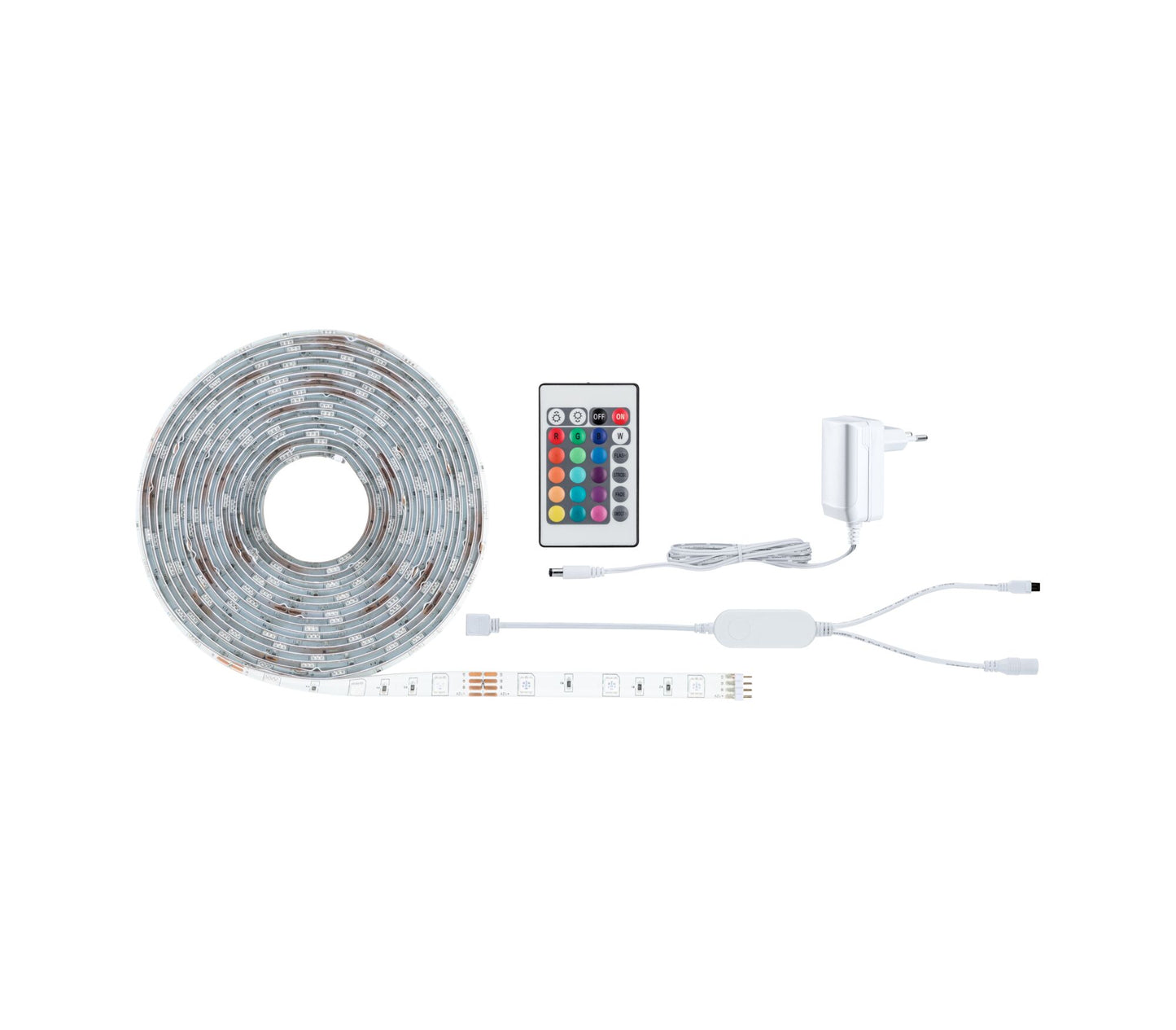 Paulmann SimpLED LED Strip RGB Komplettset Smart Home Zigbee 5m 20W 450lm 30LEDs/m RGB 24VA