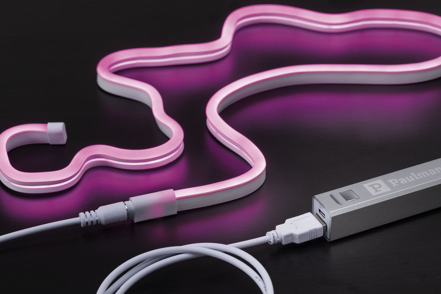 Paulmann Neon Colorflex USB Strip Green 1m 4,5W 5V Grün/Weiß Kunststoff
