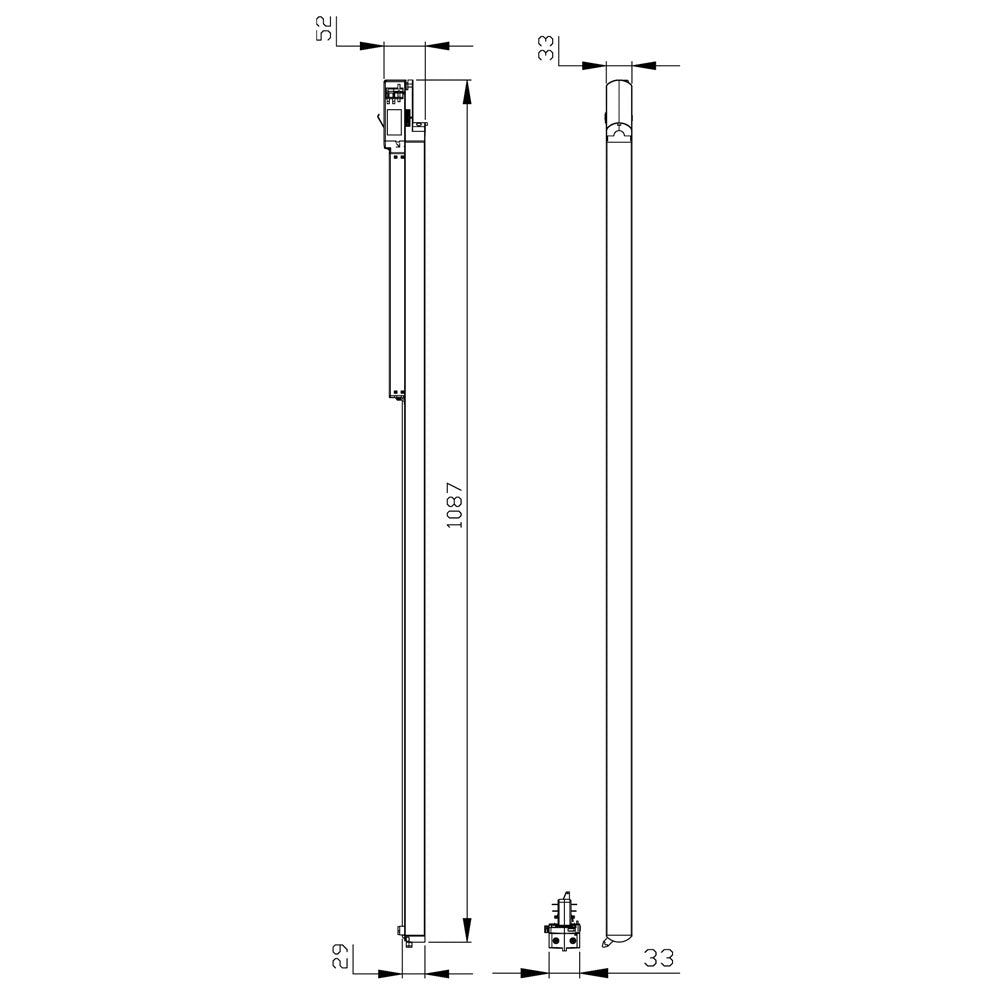 Deko-Light Linear 100 31,5W weiß mattiert