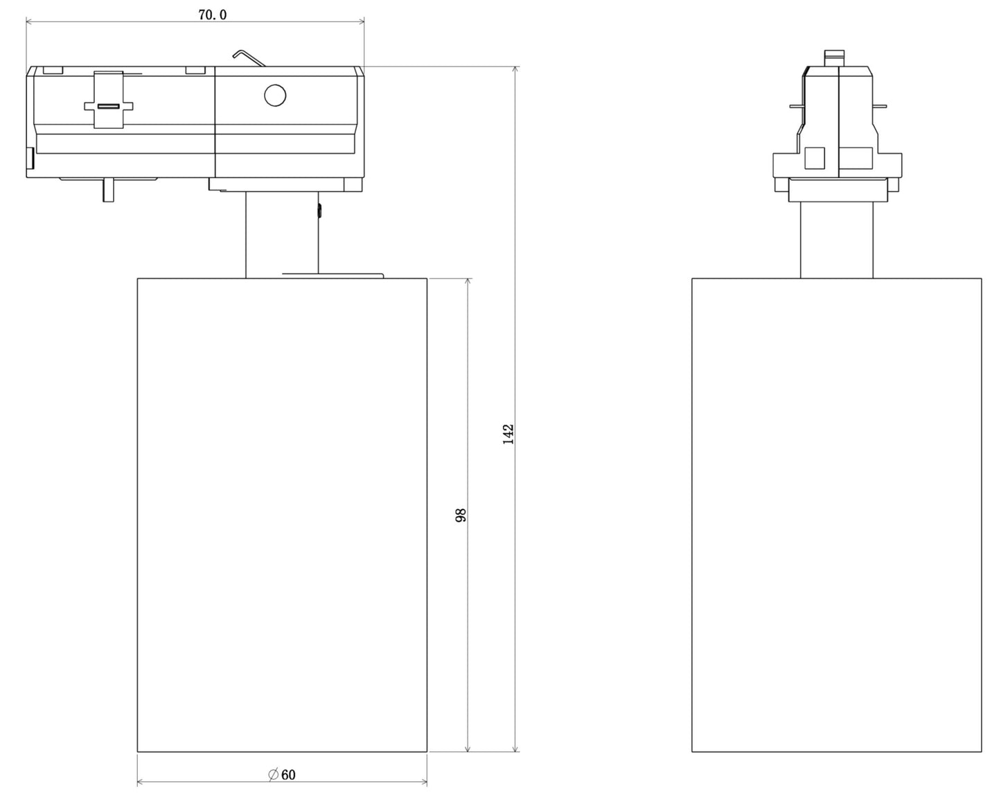 Deko-Light Can, 1x max. 7,5 W, GU10, Weiß