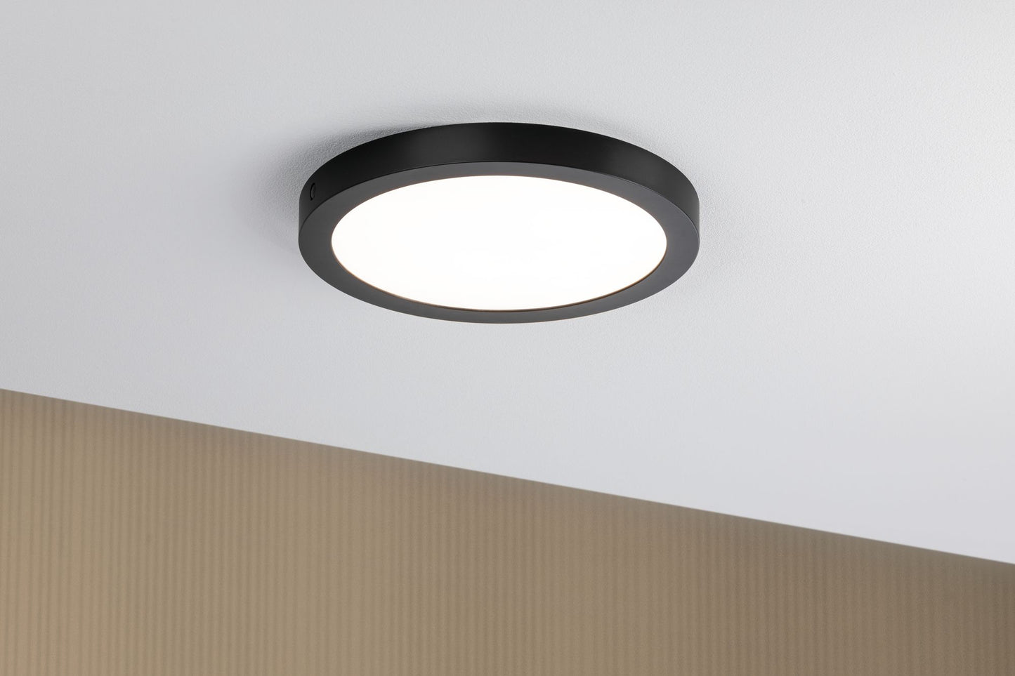 Paulmann WallCeiling Abia LED-Panel 300mm 22W Schwarz matt 230V Kunststoff