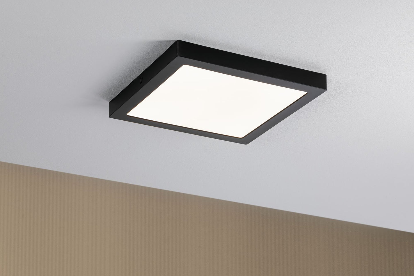 Paulmann WallCeiling Abia LED-Panel 300x300mm 22W Schwarz matt 230V Kunststoff