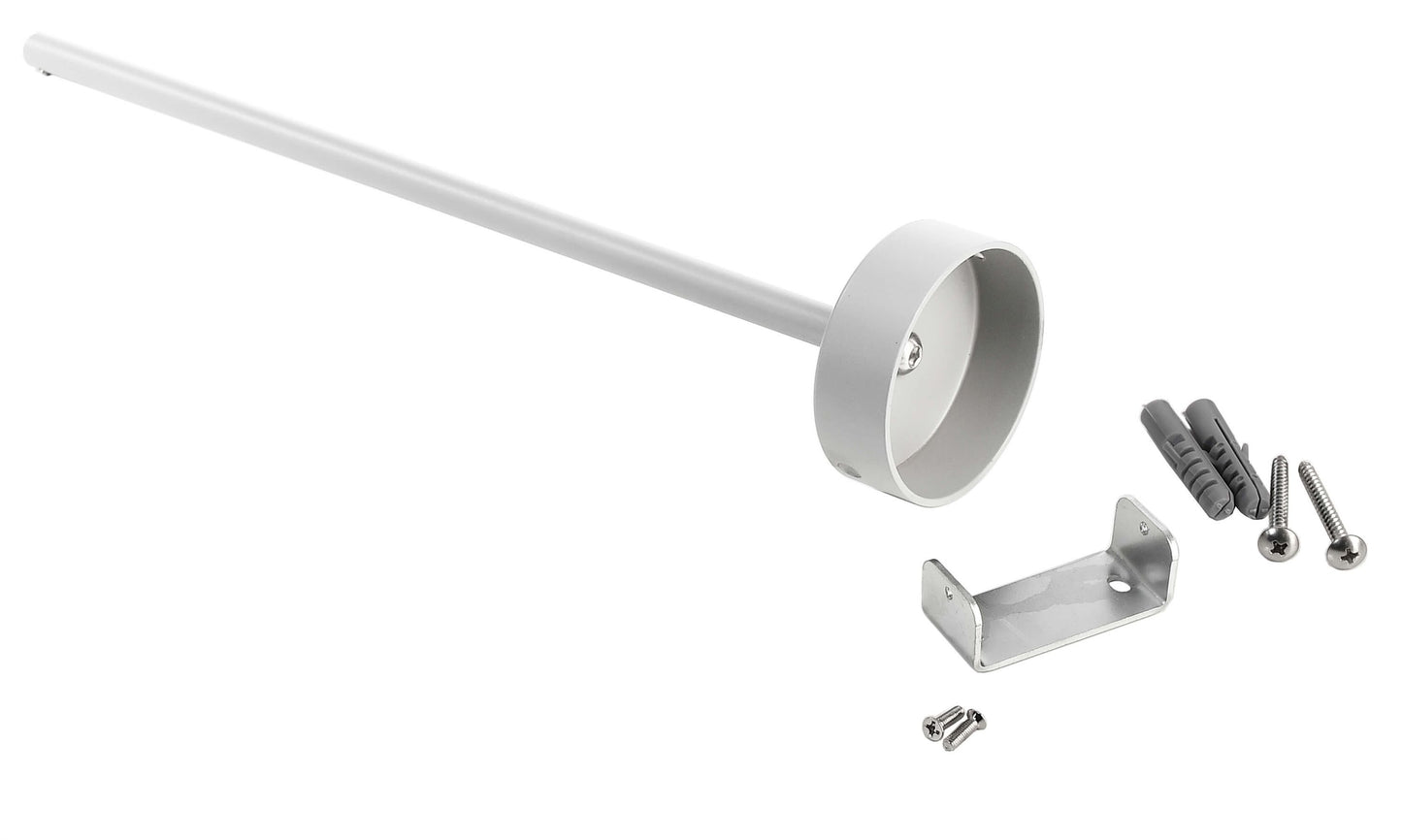 Deko-Light Deckenabhängung starr (63,5cm) für 3-Phasen Leuchte D Line Verkehrsweiß RAL 9016