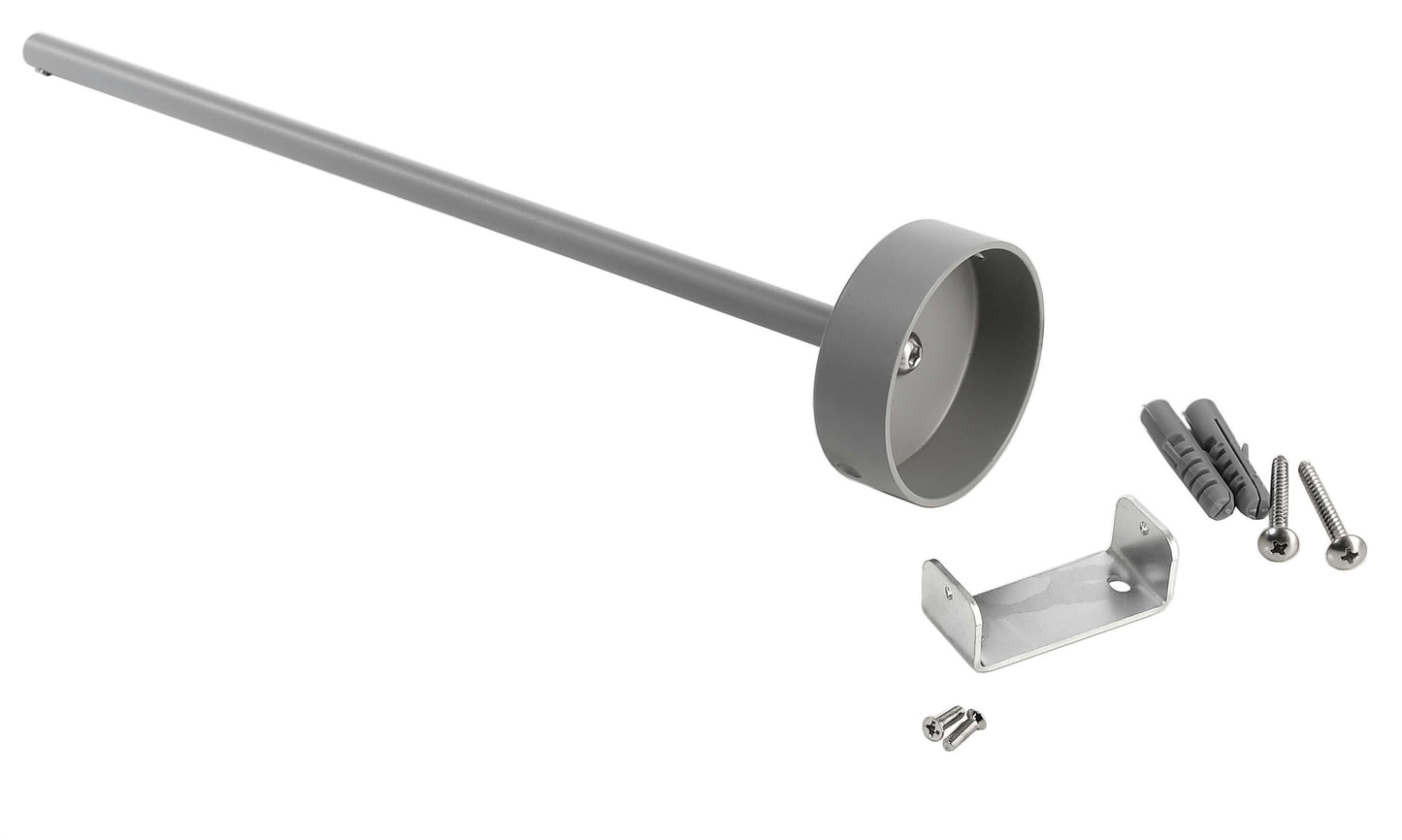 Deko-Light Deckenabhängung starr (63,5cm) für 3-Phasen Leuchte D Line Fenstergrau RAL 7040