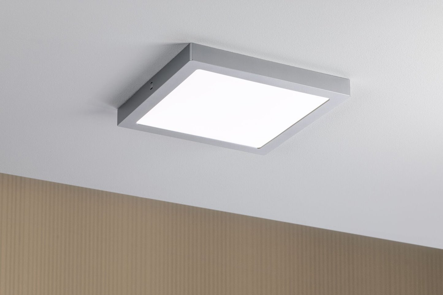 Paulmann LED Panel Abia eckig 300x300mm 22W 4.000K Chrom matt