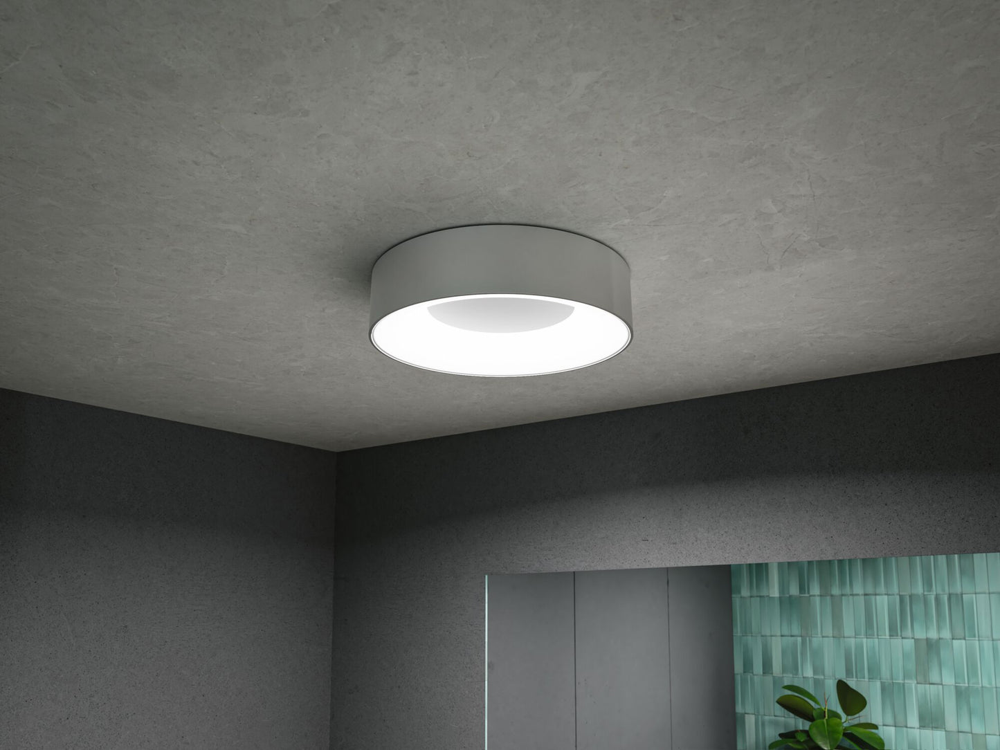 Paulmann LED Deckenleuchte Casca IP44 White Switch 1500lm 230V 16W Alu matt