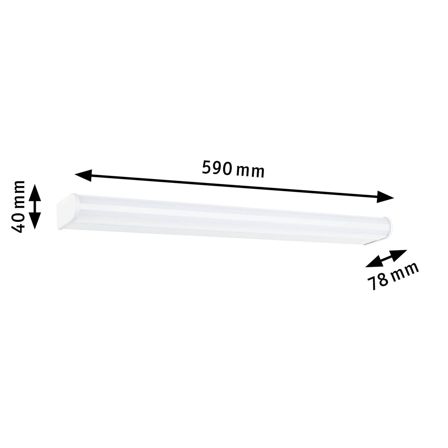 Paulmann LED Wandleuchte Arneb IP44 3000K 1000lm 230V 12,5W Weiß