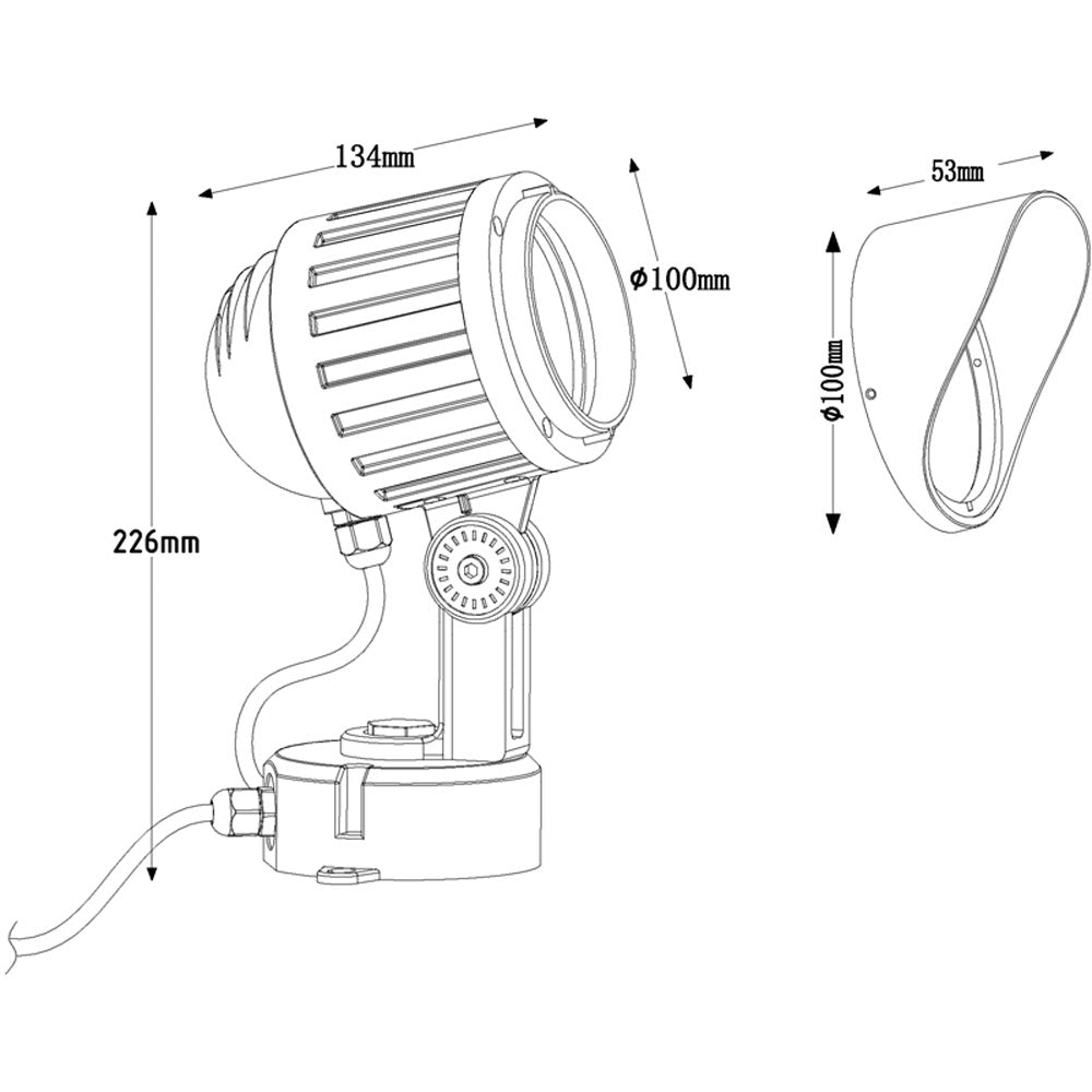 Deko-Light Power Spot COB V NW 10,8W anthrazit
