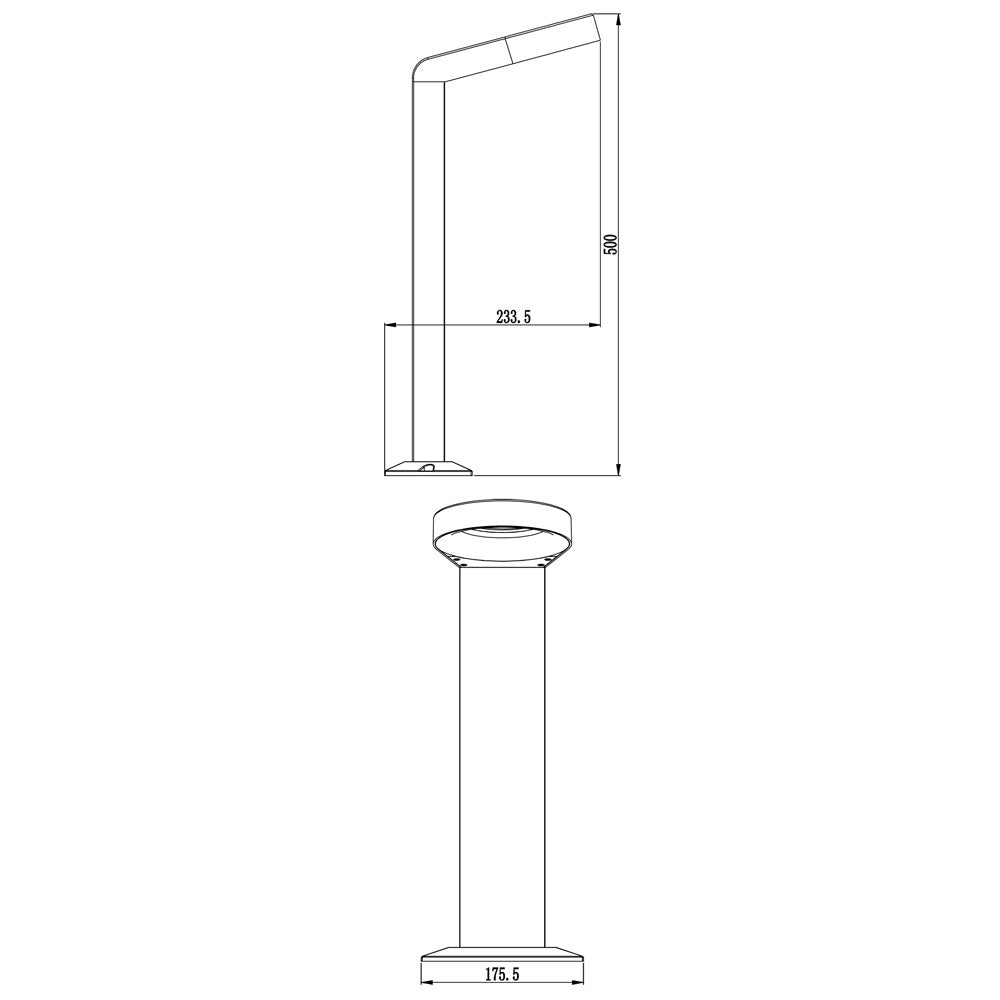 Deko-Light Rosa I 6,8W anthrazit