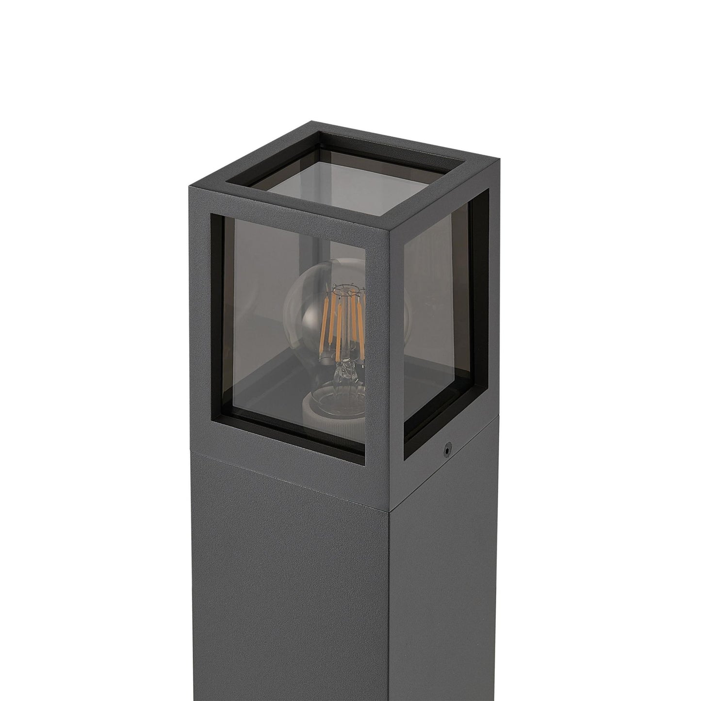 Deko-Light Facado 2 Square getönt 650mm, 1x max 20 W, E27, Dunkelgrau