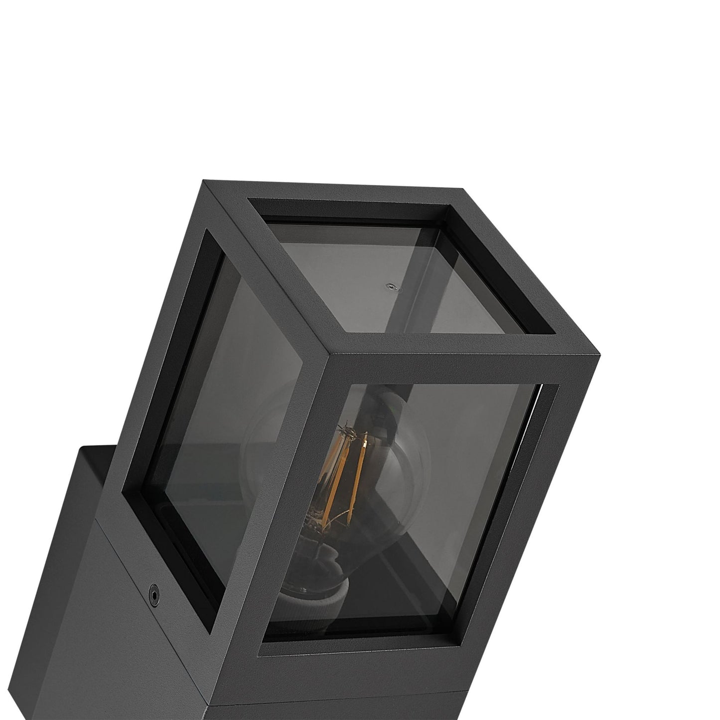 Deko-Light Facado 2 Square getönt, 1x max 20 W, Dunkelgrau