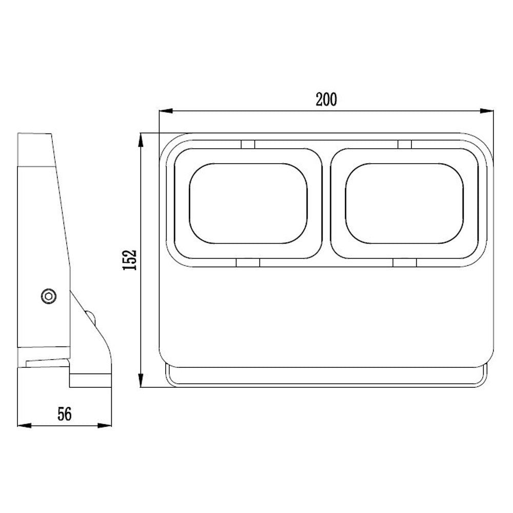 Deko-Light Flood Flex II 13,2W anthrazit