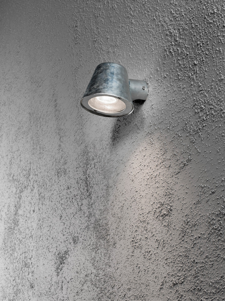 Konstsmide Wandleuchte Trieste galvanisiert