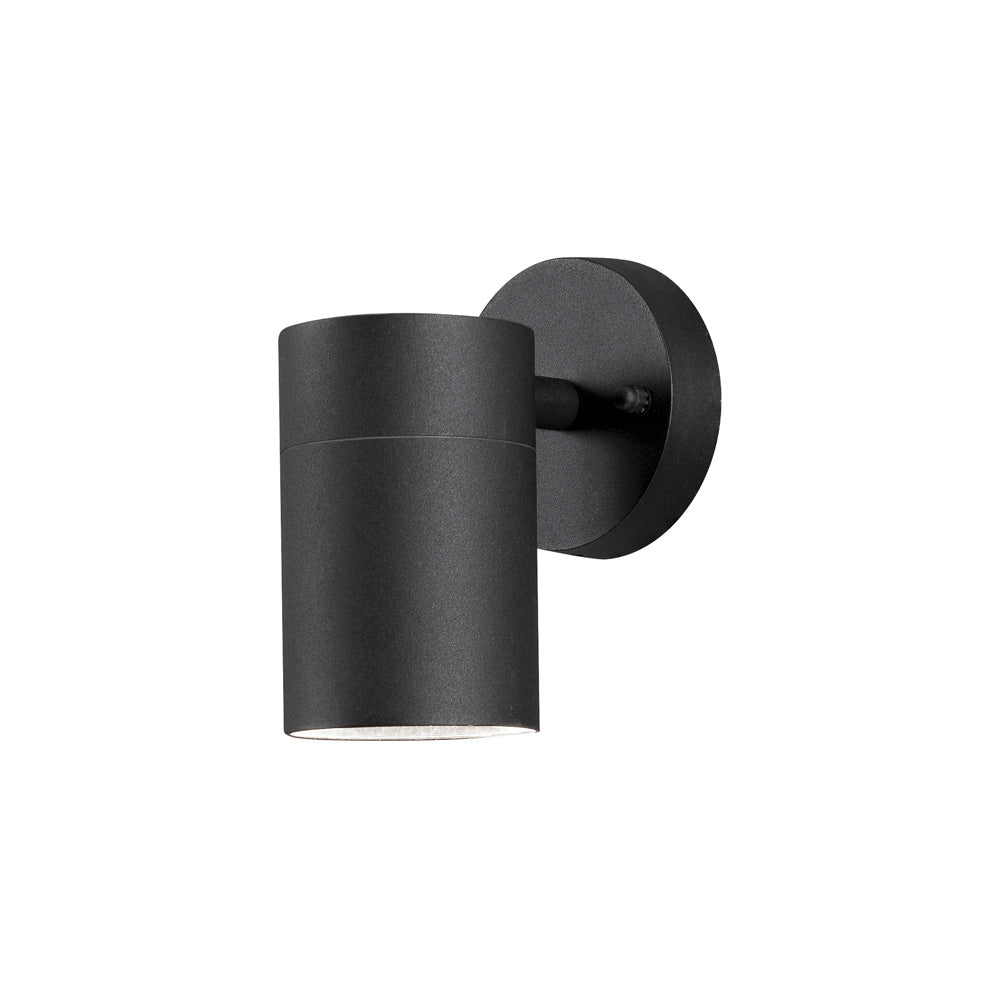 Konstsmide Halogenspot Modena Aluminium, matt schwarz, klares Glas