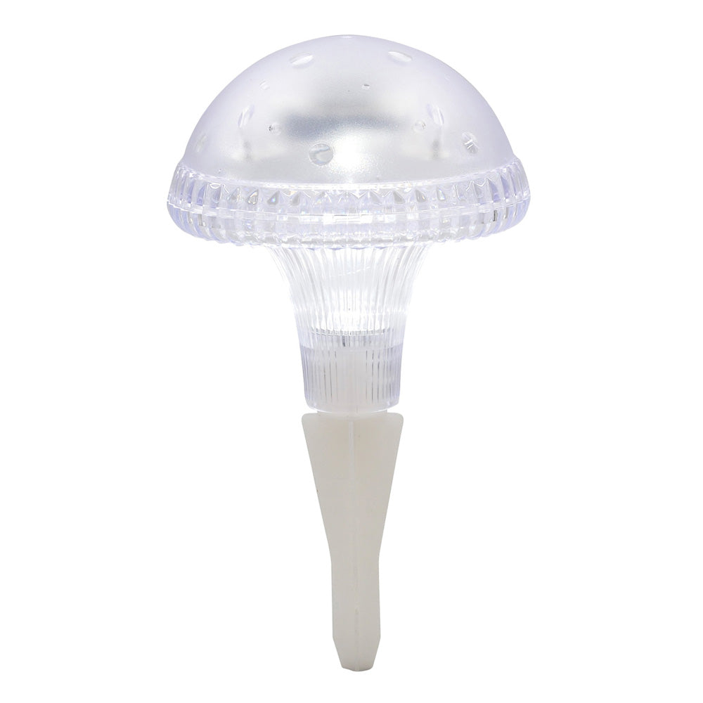 Konstsmide LED Solarleuchte Pilz weiss, Kunststoff