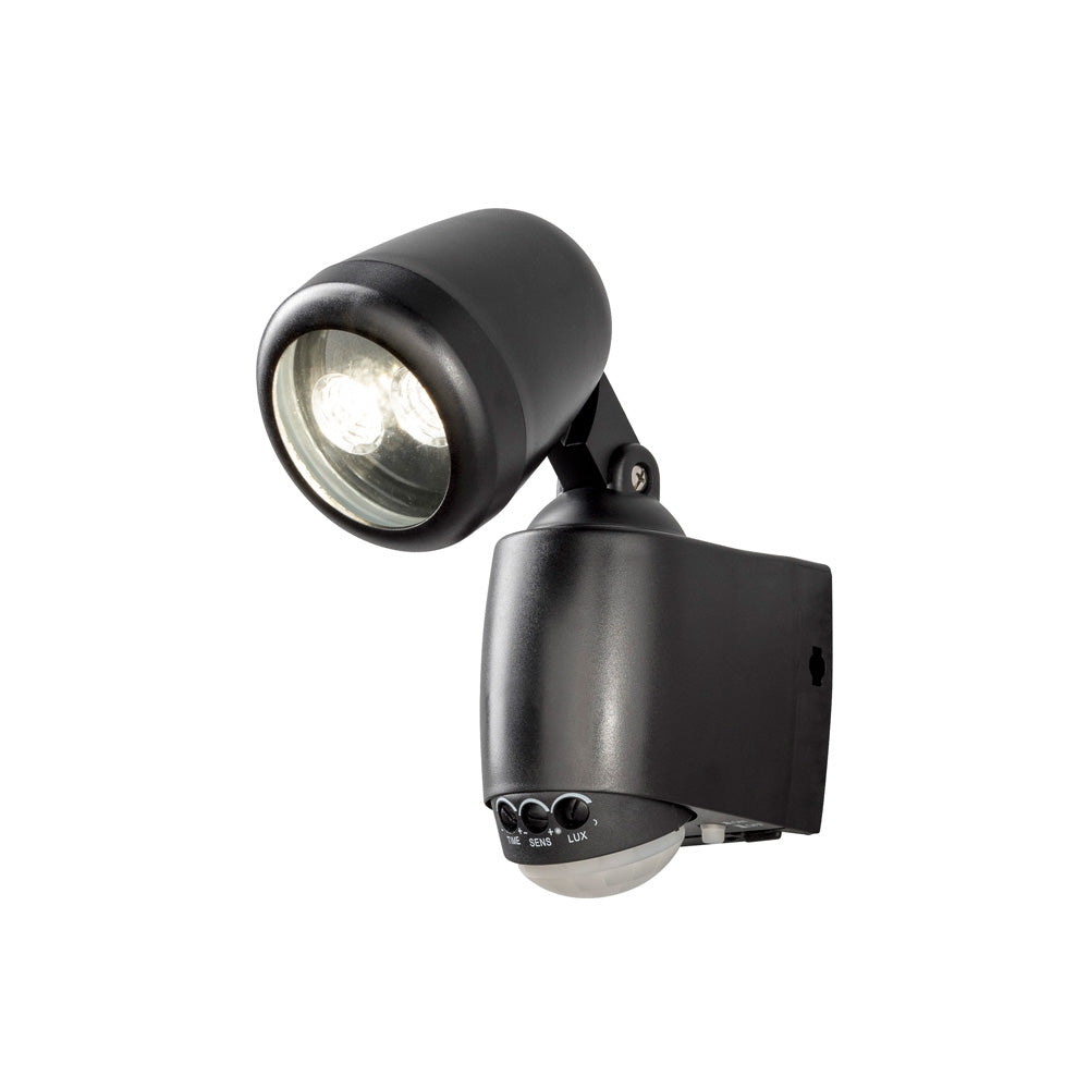 Konstsmide Prato Wandleuchte schwarz LED 1W Batterie