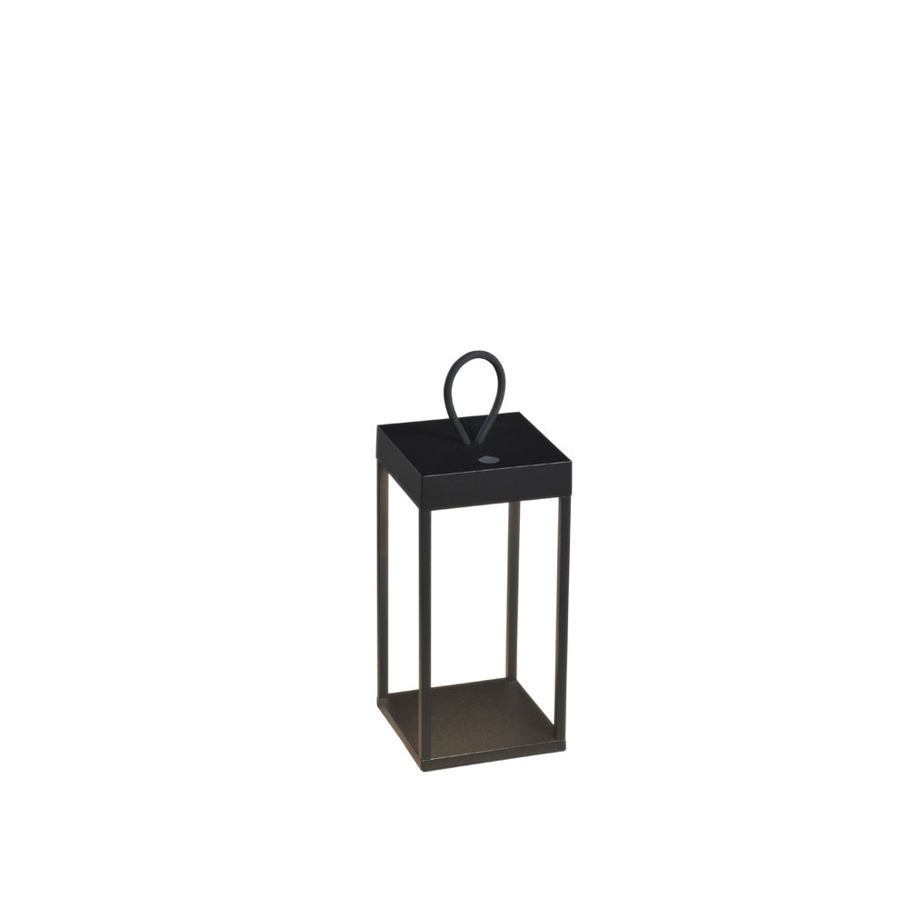Konstsmide Ravello LED USB-Latene klein schwarz, dimmbar