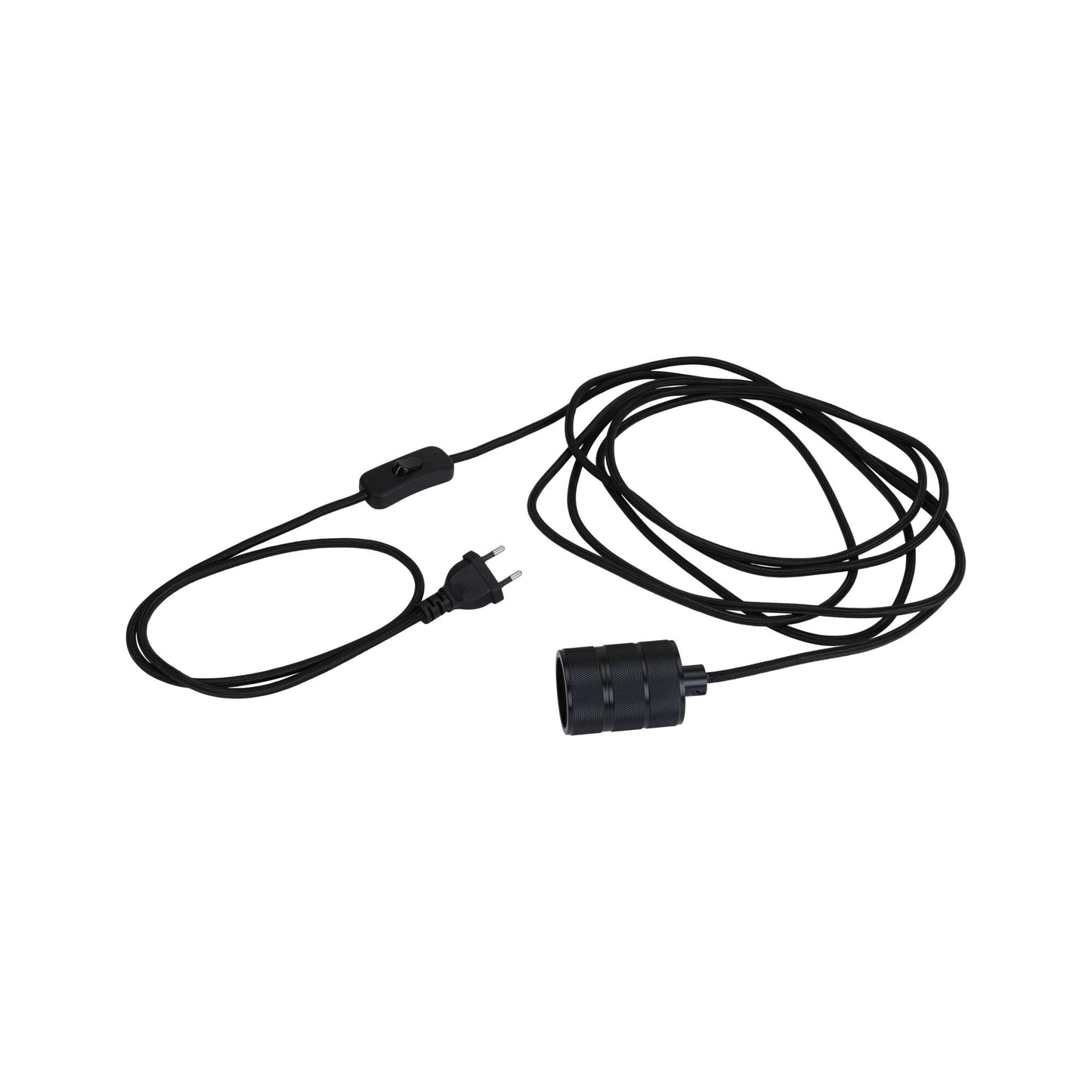 Paulmann Neordic Pendelleuchte Tilla inkl. Stecker E27 max. 20W Schwarz dimmbar Metall