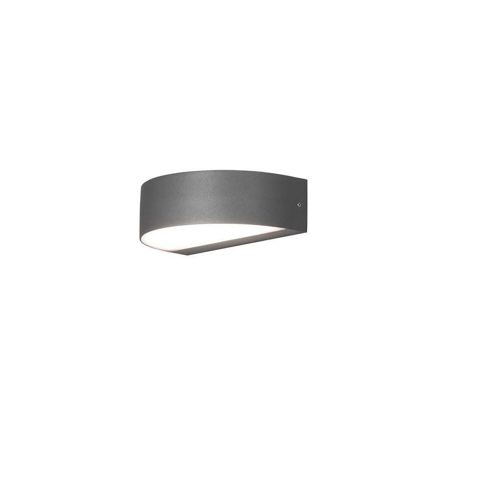 Konstsmide Monza Wandl. 2x4,5W LED anthrzi, IP54, inkl. 3x Ziffern 0-9