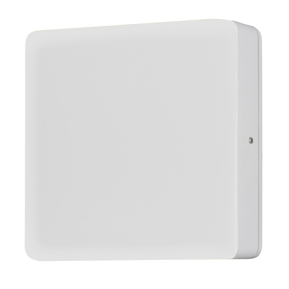 Konstsmide Cesena Wandleuchte weiss 10W HP LED, Dämmerungssensor