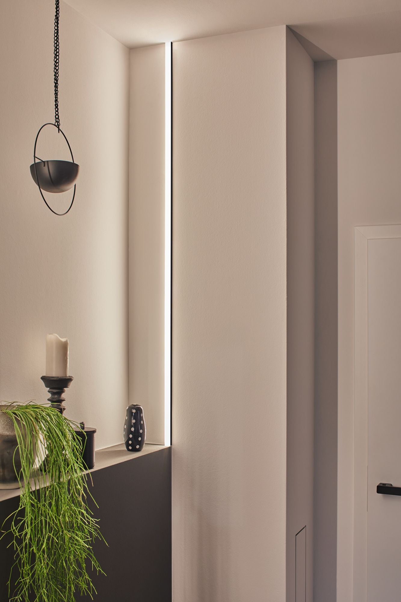 Paulmann Base Profil mit weißem Diffusor 2m schwarz eloxiert/weiß Alu/Kunststoff