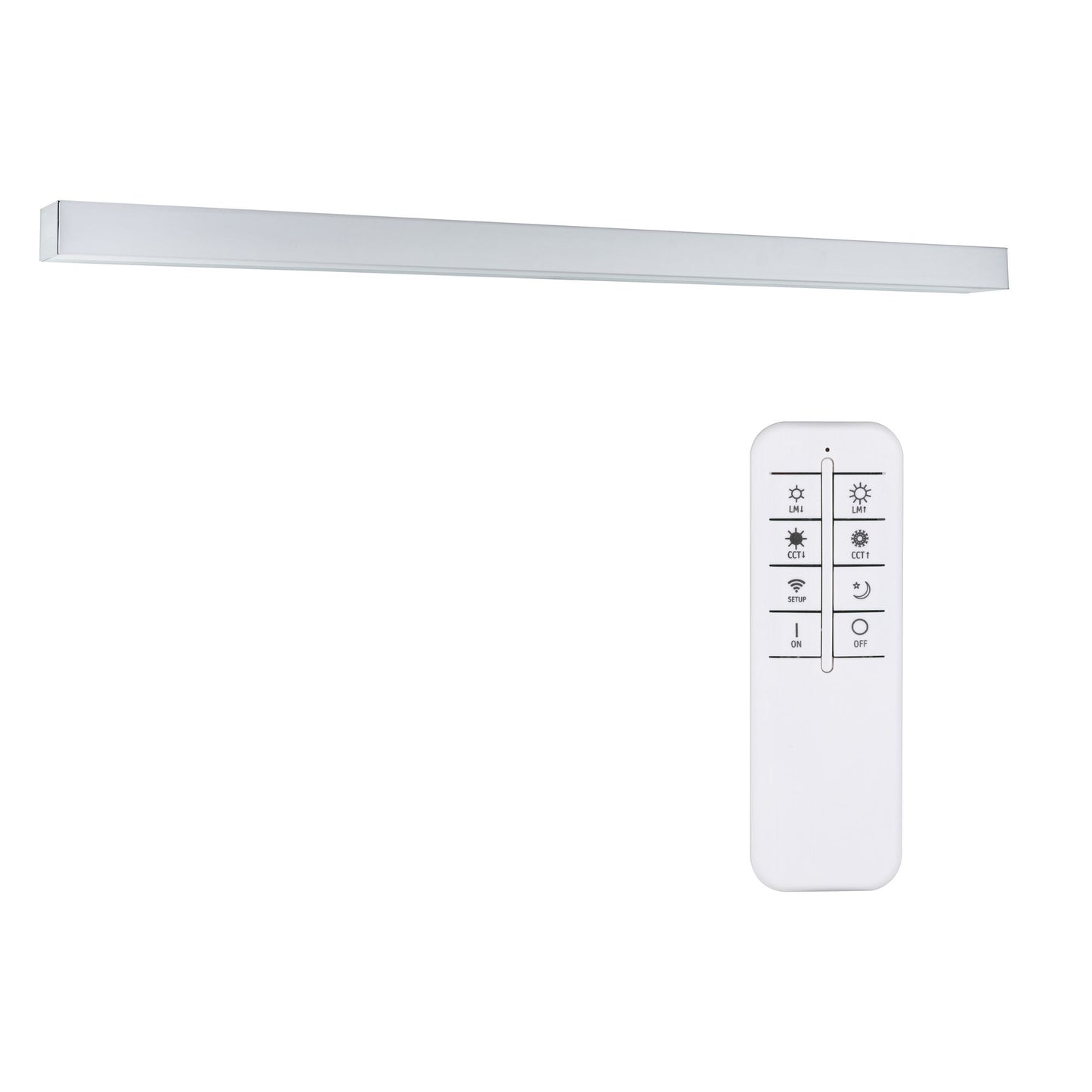 Paulmann WallCeiling HomeSpa Tova IP44 TunW LED 8,7W 900mm Chrom/Weiß 230V Metall/Acryl