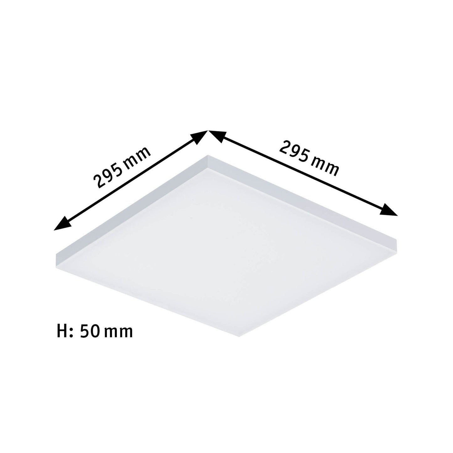 Paulmann LED Panel Velora 3-Stufen-dimmbar 295x295mm 17W 3.000K