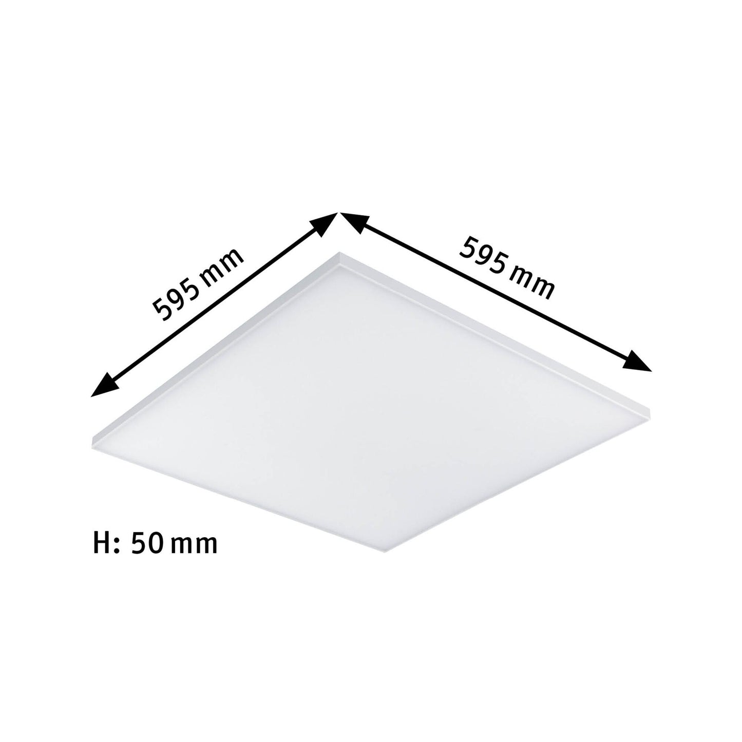 Paulmann LED Panel Velora 3-Stufen-dimmbar 595x595mm 34W 3.000K