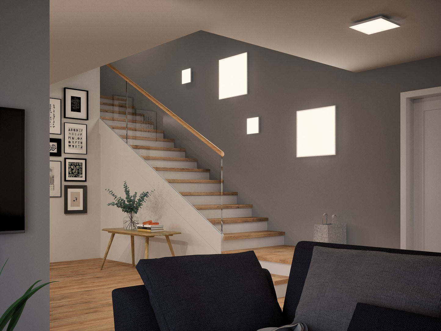 Paulmann Smart Home Zigbee LED Panel Velora Tunable White 225x225mm 8,5W 2.700K