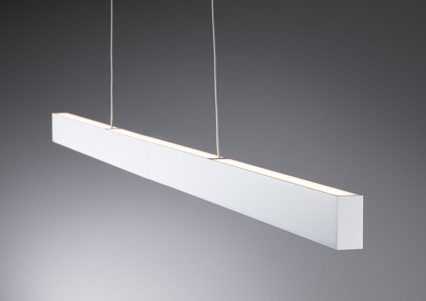 Paulmann LED Pendelleuchte Smart Home Zigbee Aptare 2700K 2.050lm / 2.050lm 2x18 / 1x18W Weiß matt dimmbar Metall